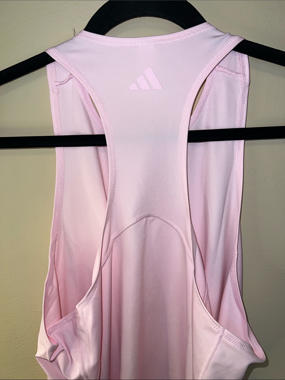 Addidas Light Pink Racerback Performance Tank Top - Picture 2 of 5